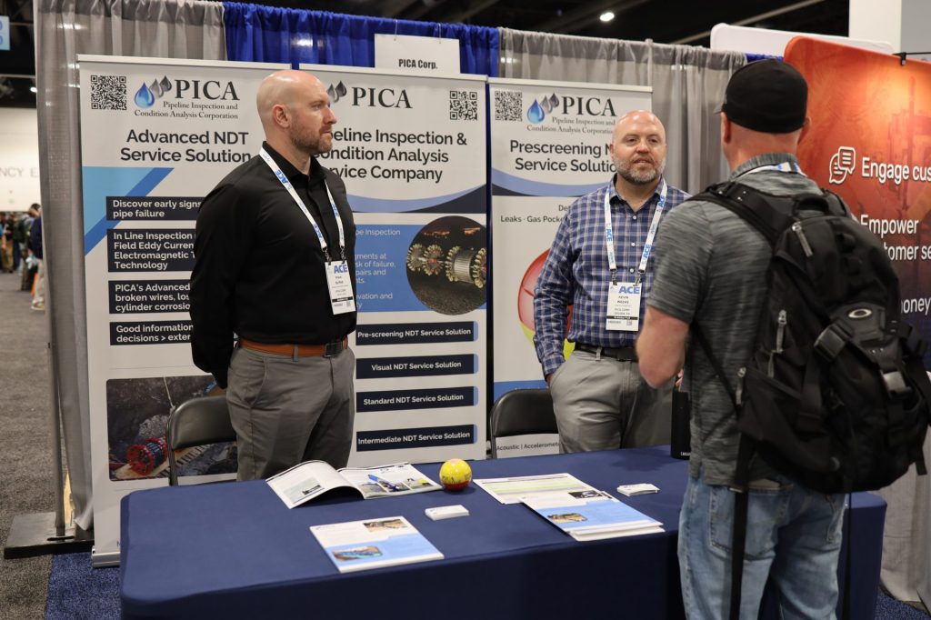 Kevin Weeks and Ryan Burns from PICA at AWWA ACE 25 – 2025 Annual Conference & Expo in Denver CO June 8-11 2025 Booth 1421