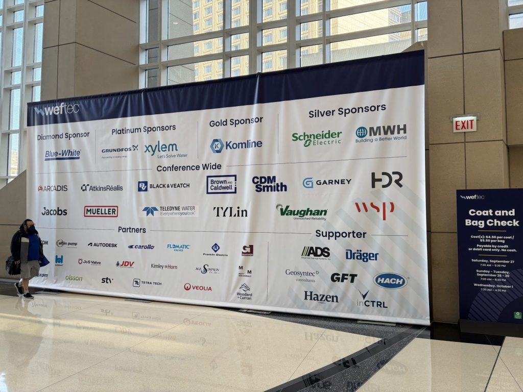 WEFTEC 2025 Sponsor logos