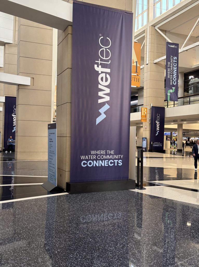 WEFTEC 2025 many banners