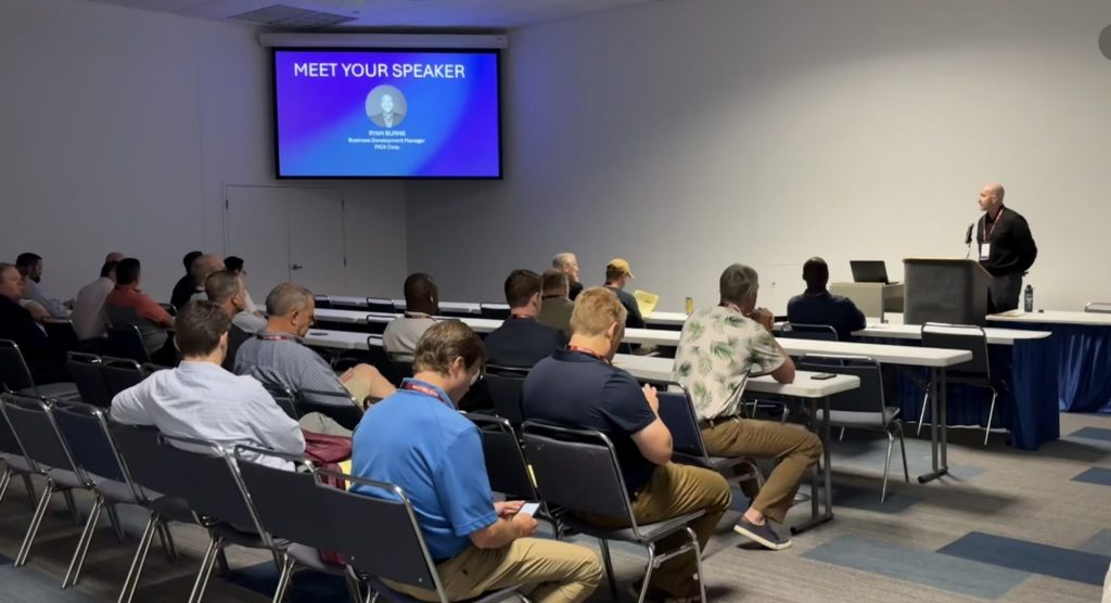 Ryan Burns presenting at 2025 Tricon in Ocean City